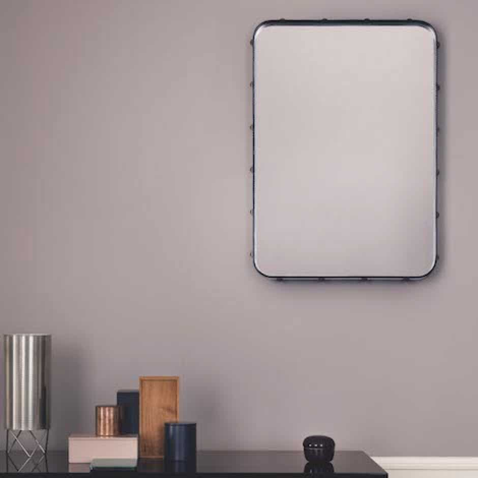 Miroir ADNET Rectangulaire Jacques Adnet, 1950