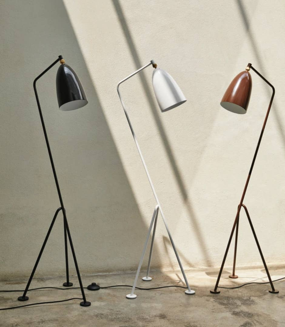 Lampadaire Grasshopper Greta M. Grossman, 1947 Gubi