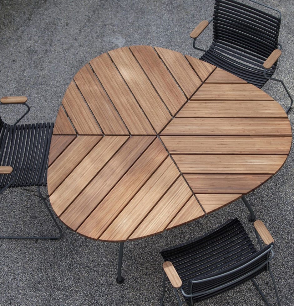 LEAF table outdoor furniture  design Henrik Pedersen