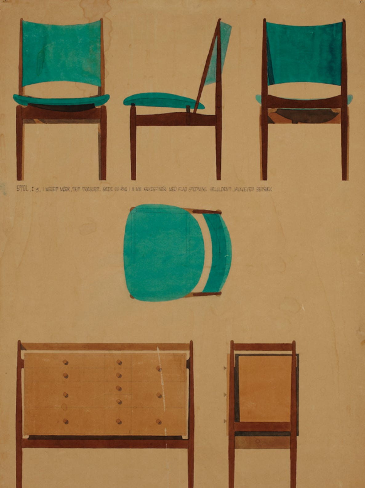 Egyptian Chair  Finn Juhl, 1949 