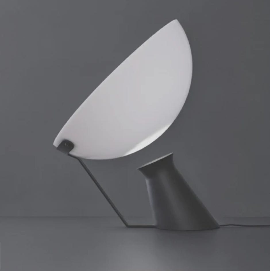 Aida lamp Angelo Mangiarotti, 1988 Karakter