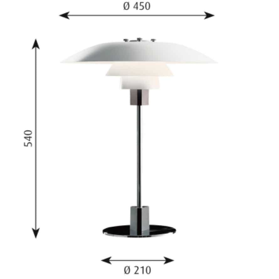 Lampe de table PH4/3 Louis Poulsen – Poul Henningsen, 1925