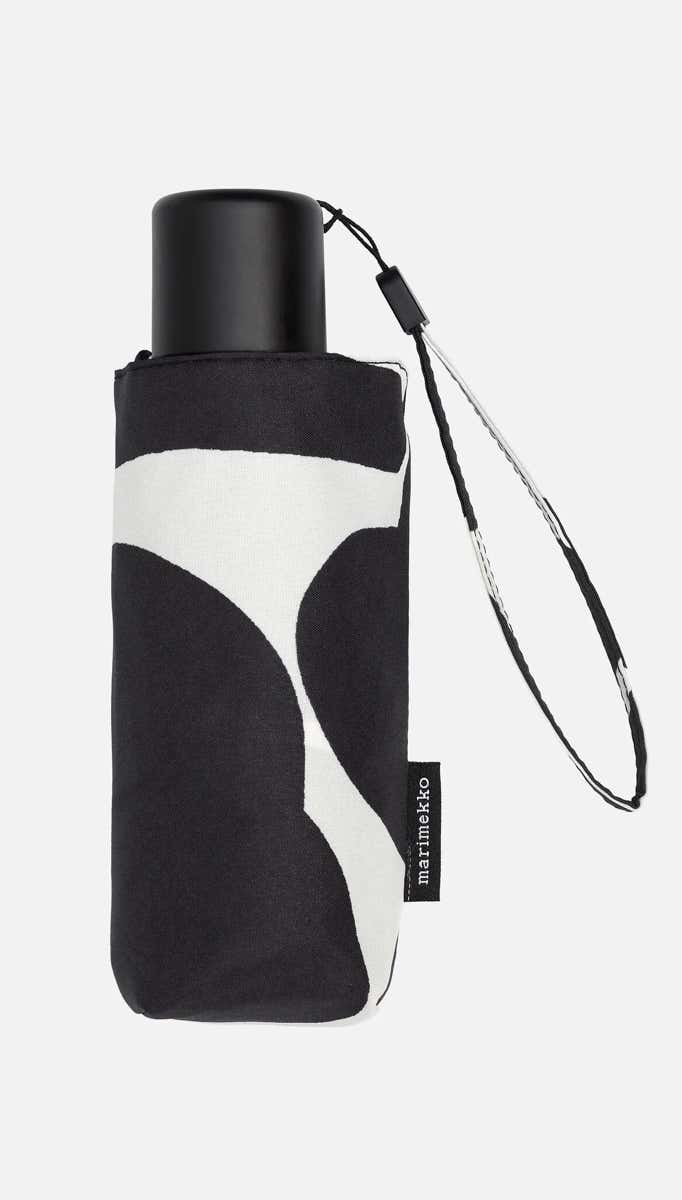 Black Unikko Mini Manual Umbrella