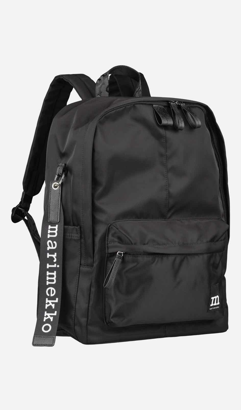 Zip Top Backpack Solid