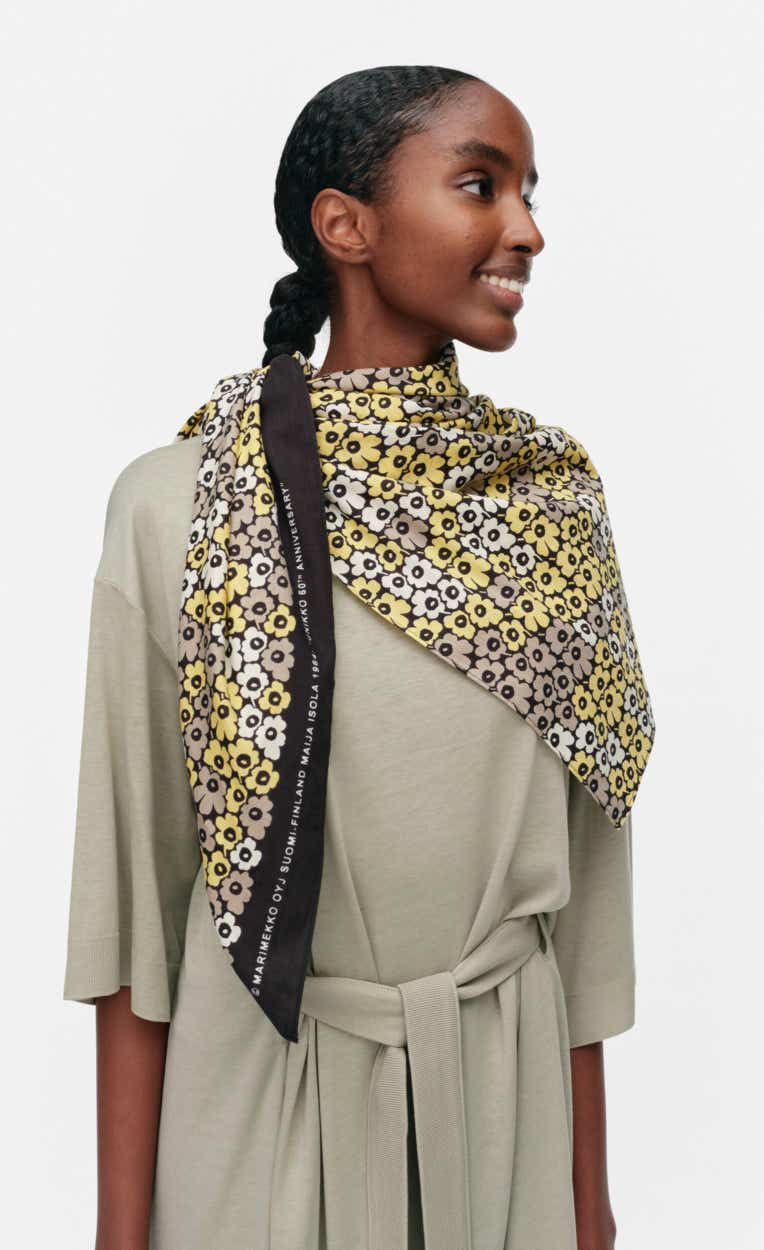 Jåhha Unikko scarf – cotton-silk blend