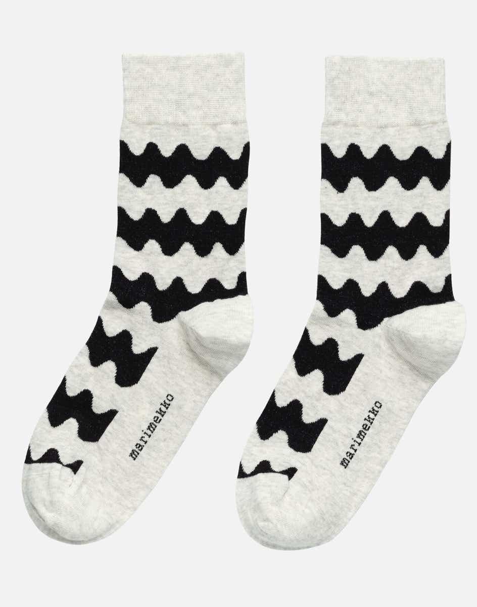Kasvaa Tasaraita Lokki socks – cotton blend