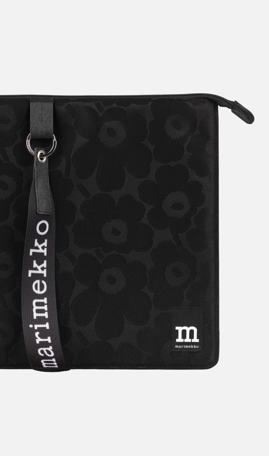 black Unikko laptop padded sleeve 13’'