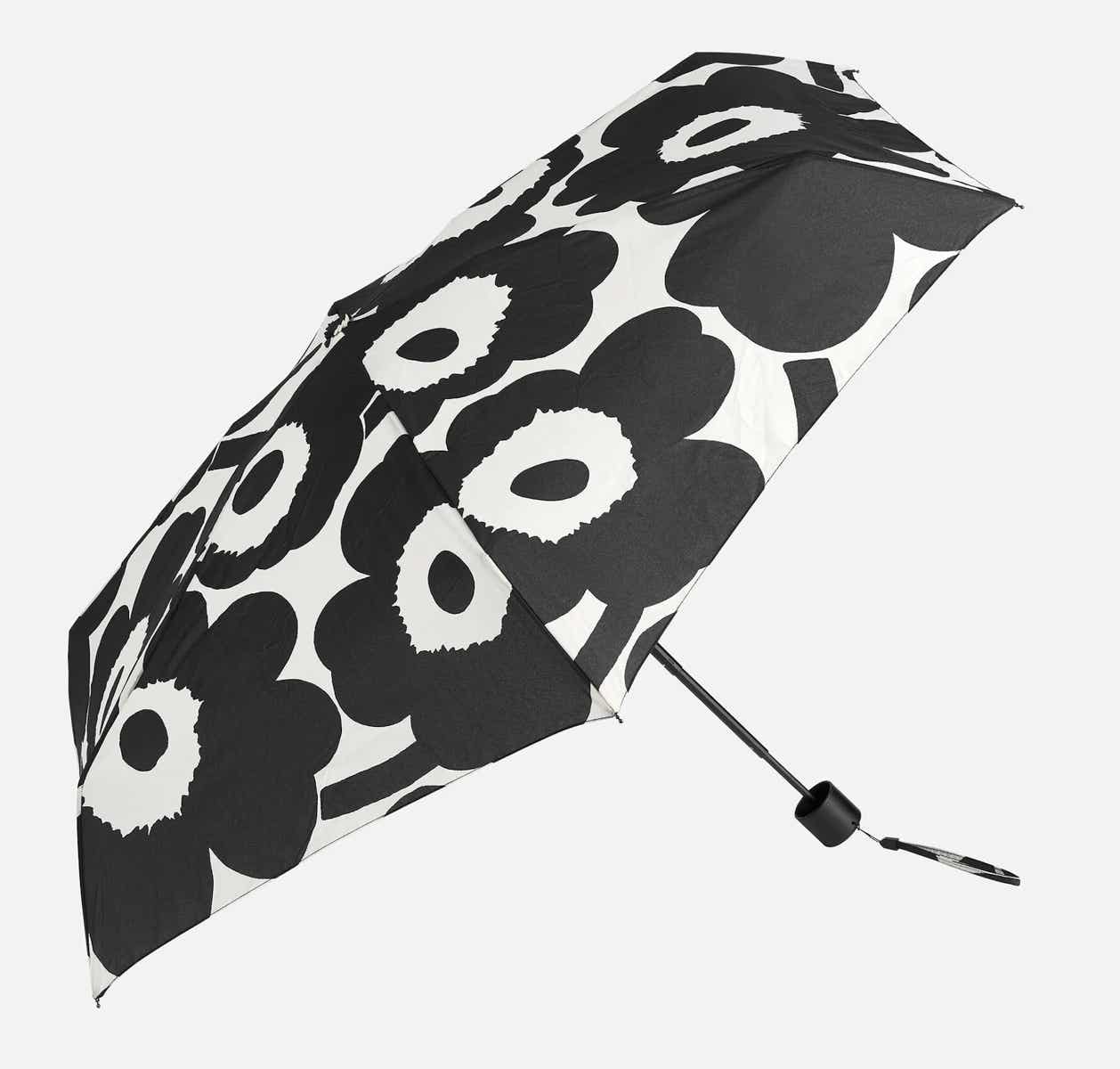 Black Unikko Mini Manual Umbrella