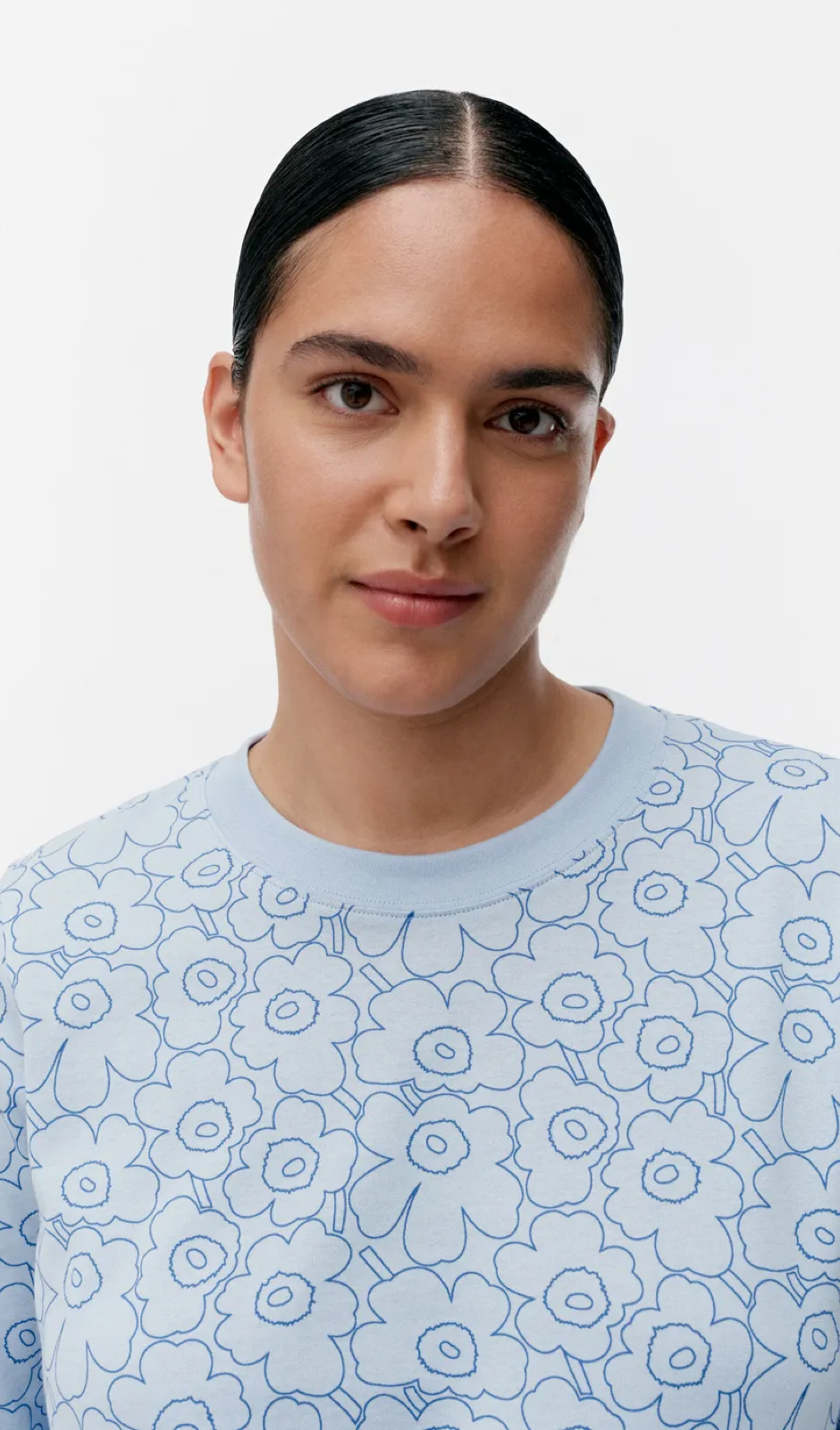 Marimekko Sekunti Piirto Unikko jersey shirt – 500 - organic cotton jersey