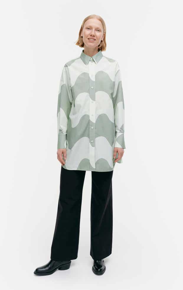 Nila Lokki shirt – organic cotton poplin