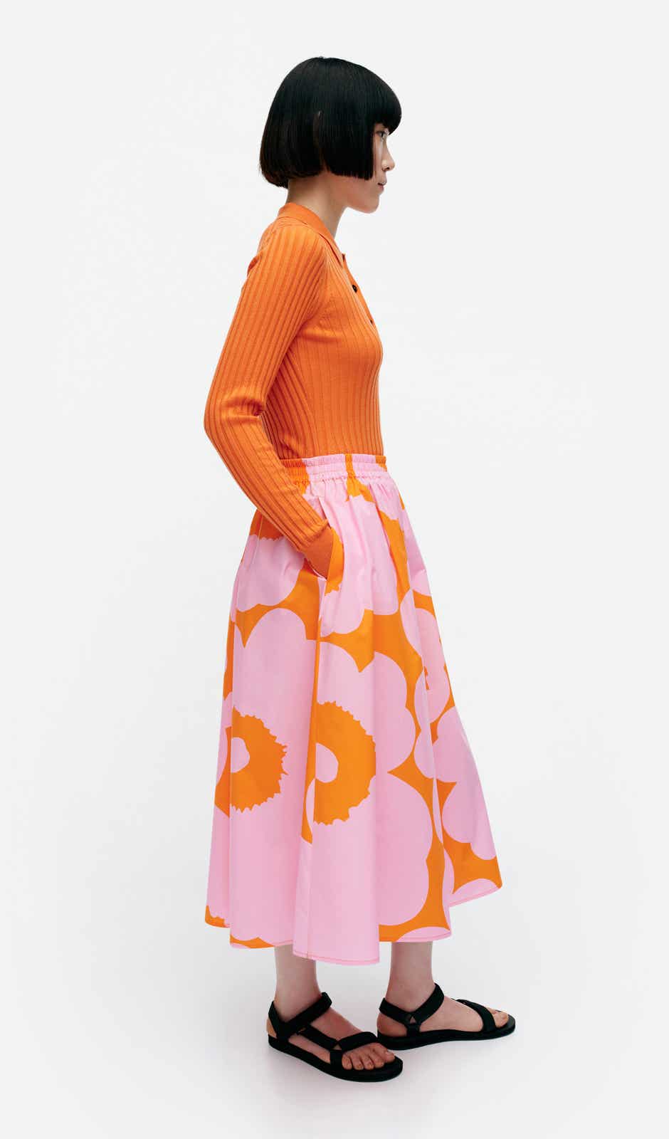 Garrel Unikko skirt – organic cotton poplin
