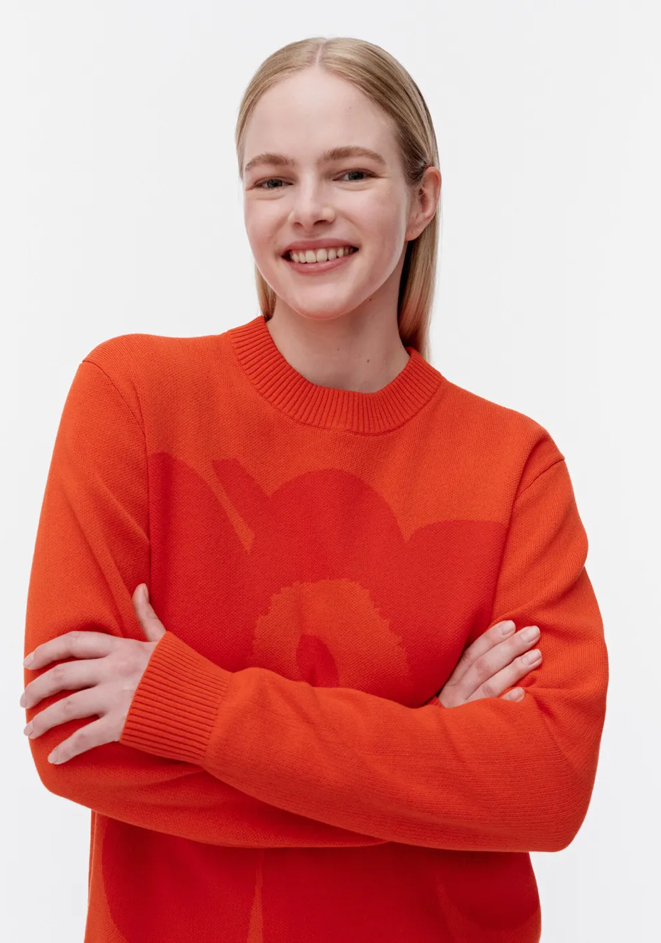 Marimekko Lasi Unikko knitted pullover – 330 - organic cotton