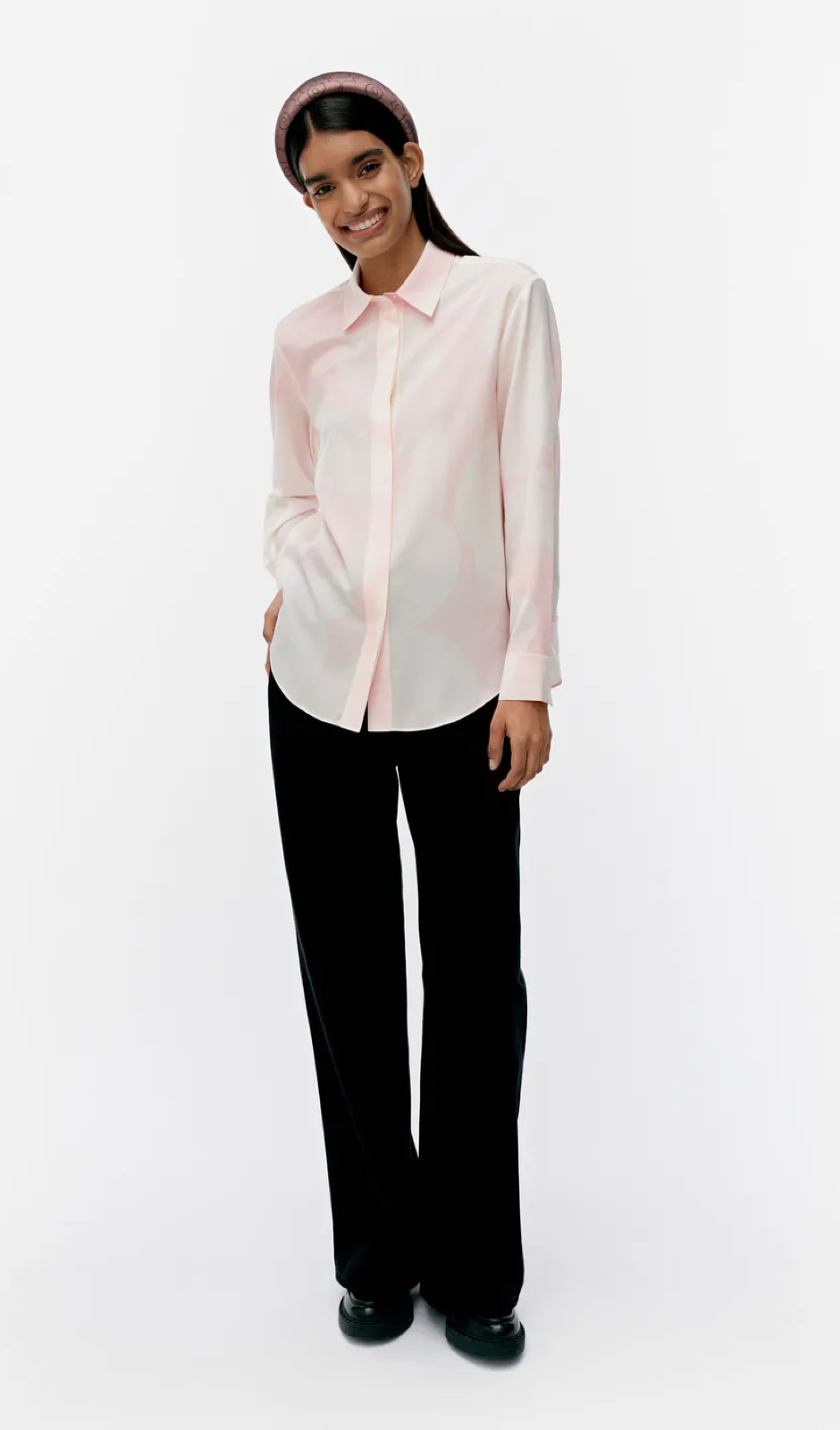 Marimekko Maija Unikko blouse – 313 - silk