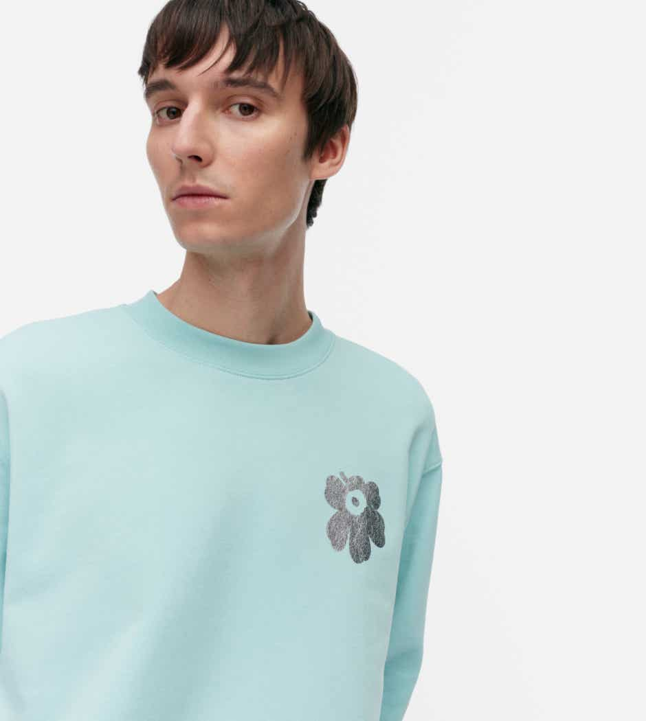 Loisto Unikko Placement sweatshirt – organic cotton French terry