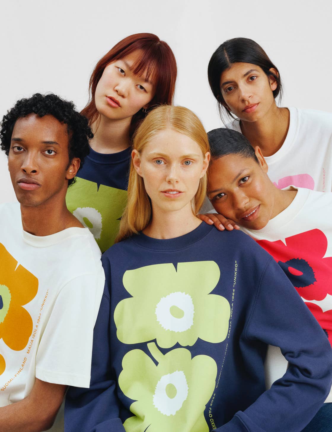  Kioski Unikko Placement sweatshirts and t-shirts – organic cotton French terry