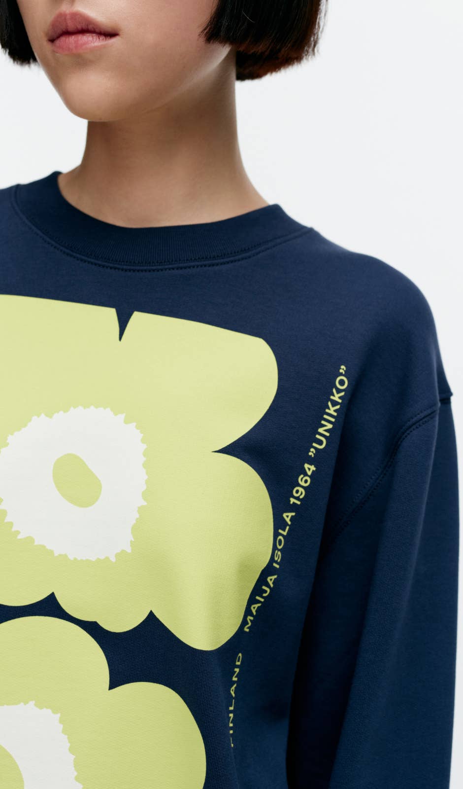  Kioski Loisto Unikko Placement sweatshirt – organic cotton French terry