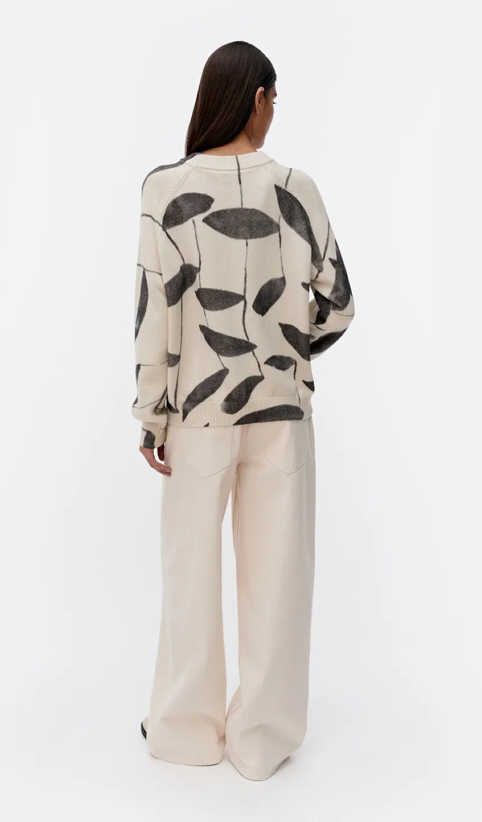 Marimekko Viivoja Paju knitted pullover – 199 - cotton & wool blend