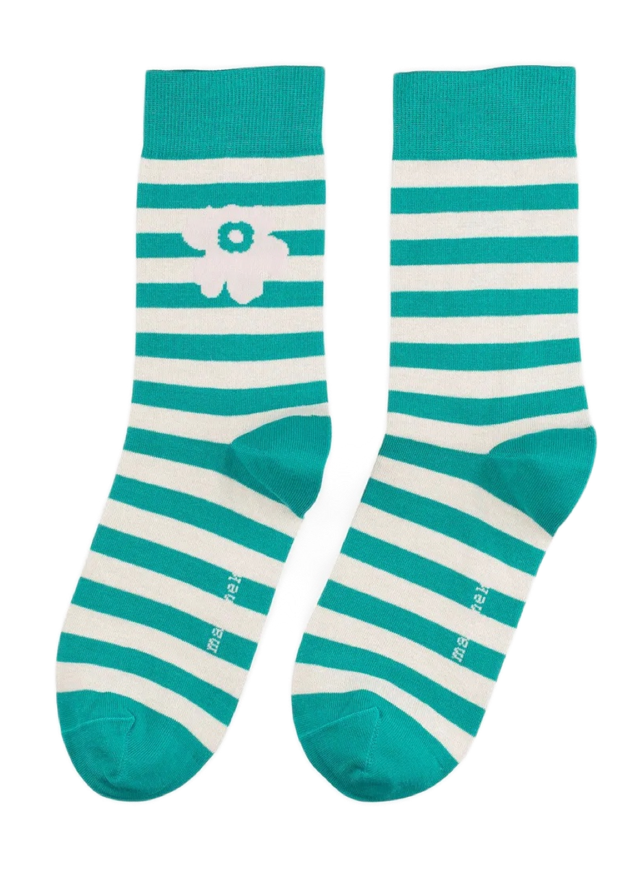 Marimekko Kasvaa Tasaraita Unikko One socks - 660  