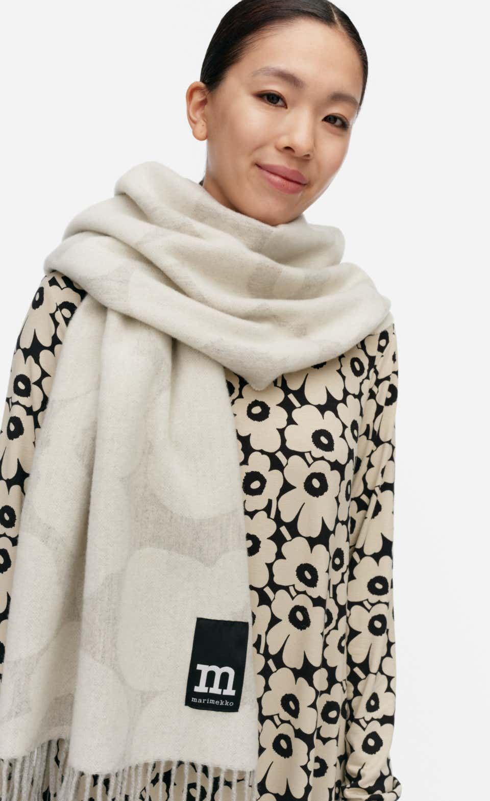 Ovlin Unikko scarf – 190 x 45 cm – wool and cashmere blend