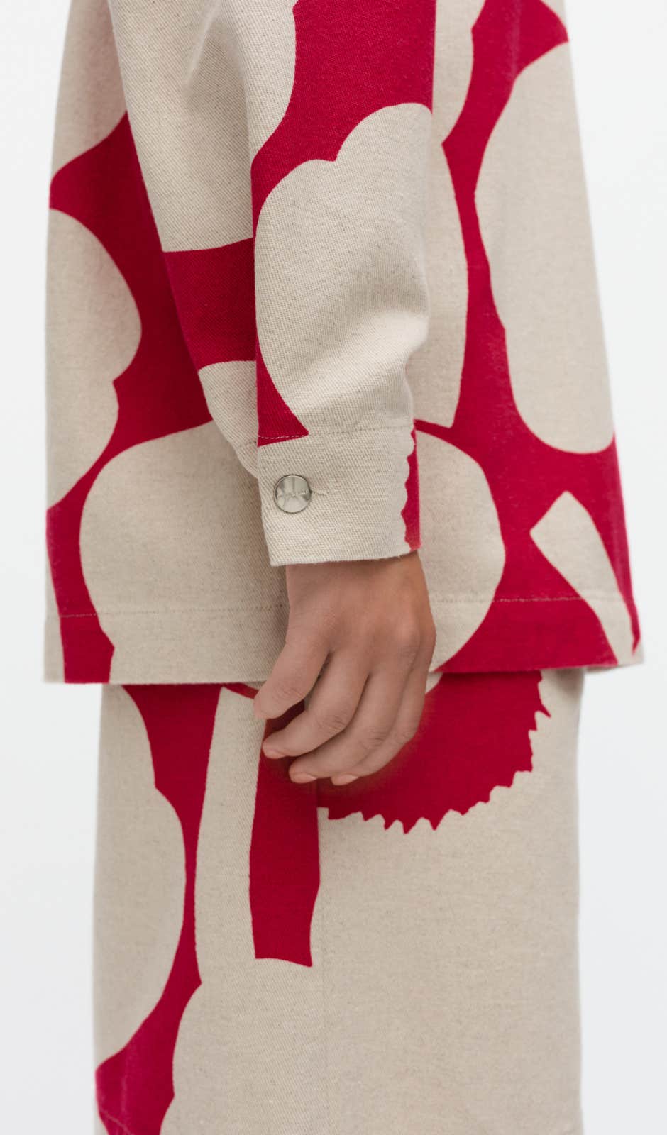  Kulmat Unikko overshirt – cotton and linen blend twill