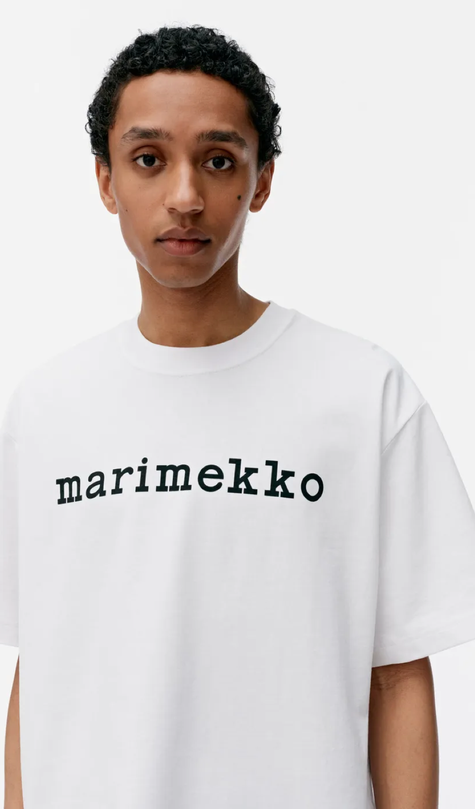 Marimekko Veisto Logo Placement shirt – 019 - organic cotton jersey