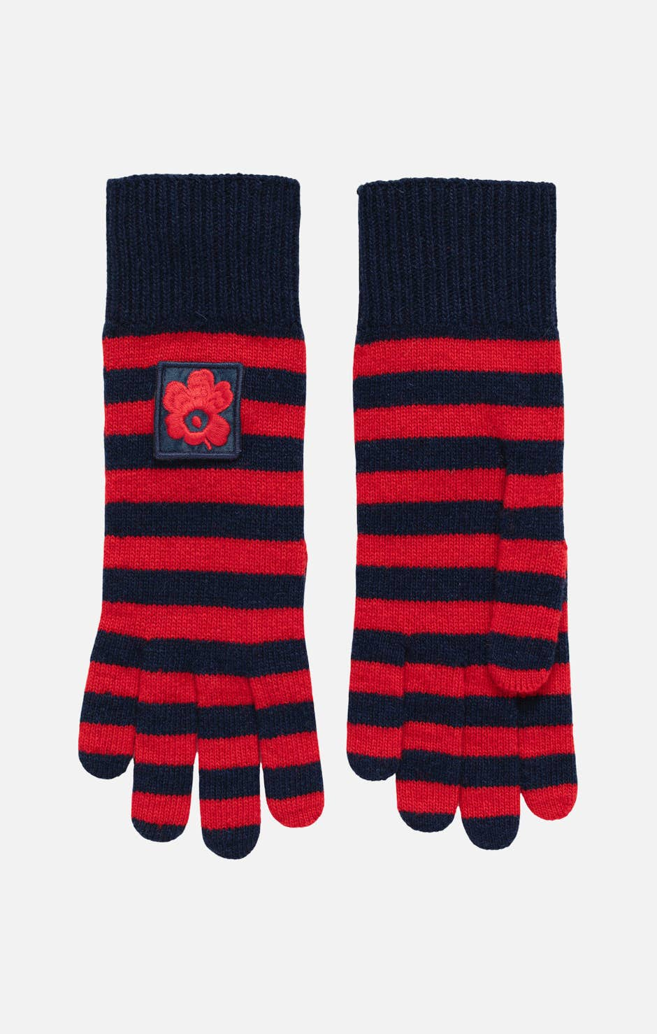 Kioski Odotus Tasaraita knitted gloves – recycled wool