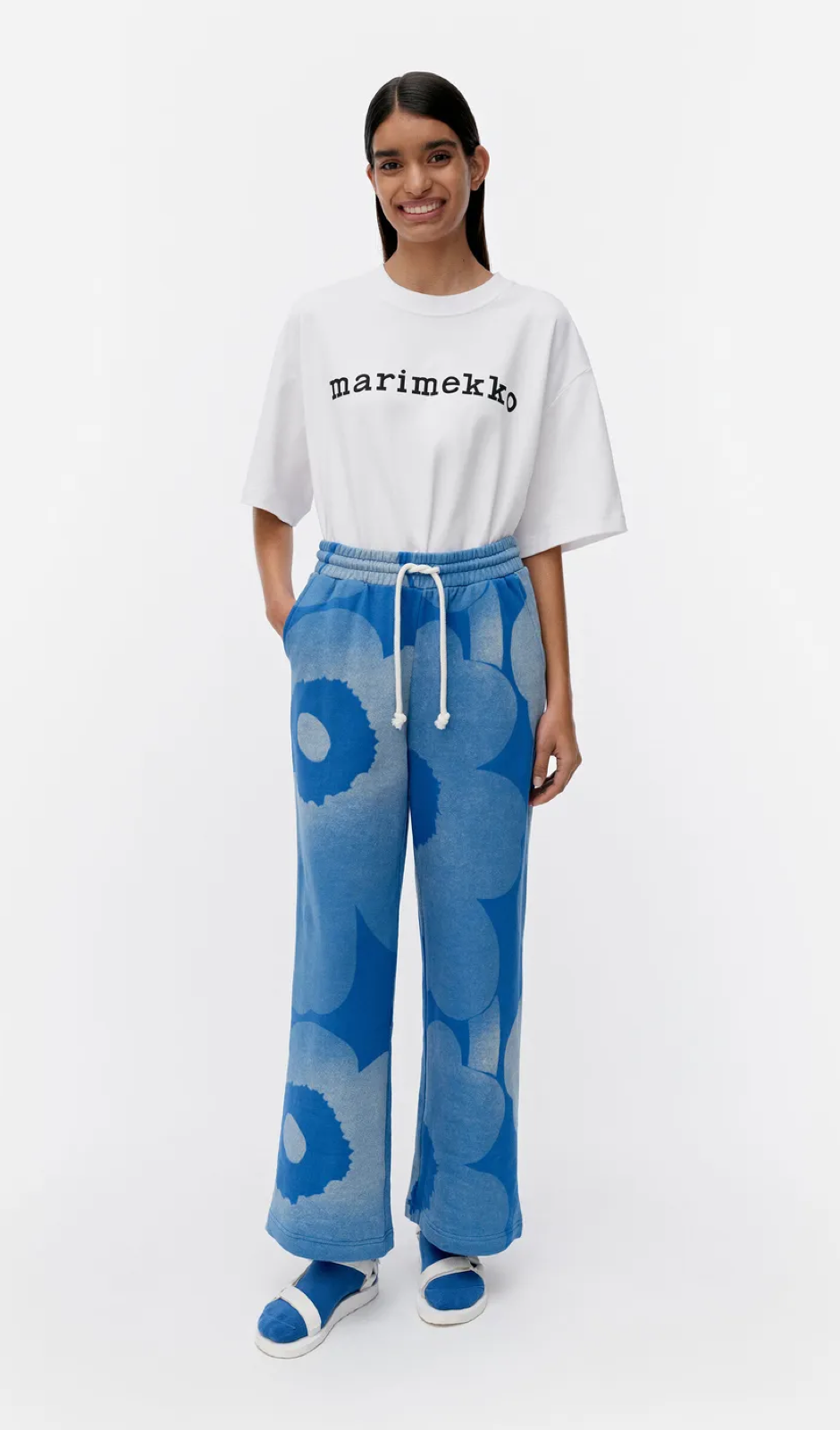 Marimekko Varret Unikko trousers - organic cotton - 550