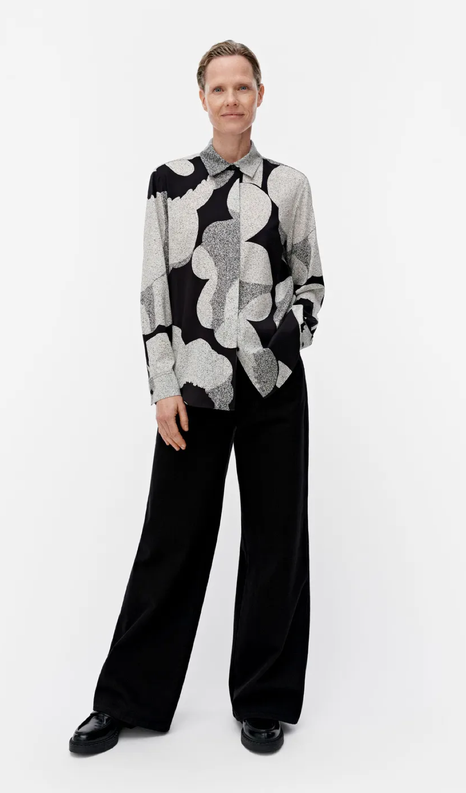 Marimekko Maija Unikko blouse – 919 - silk