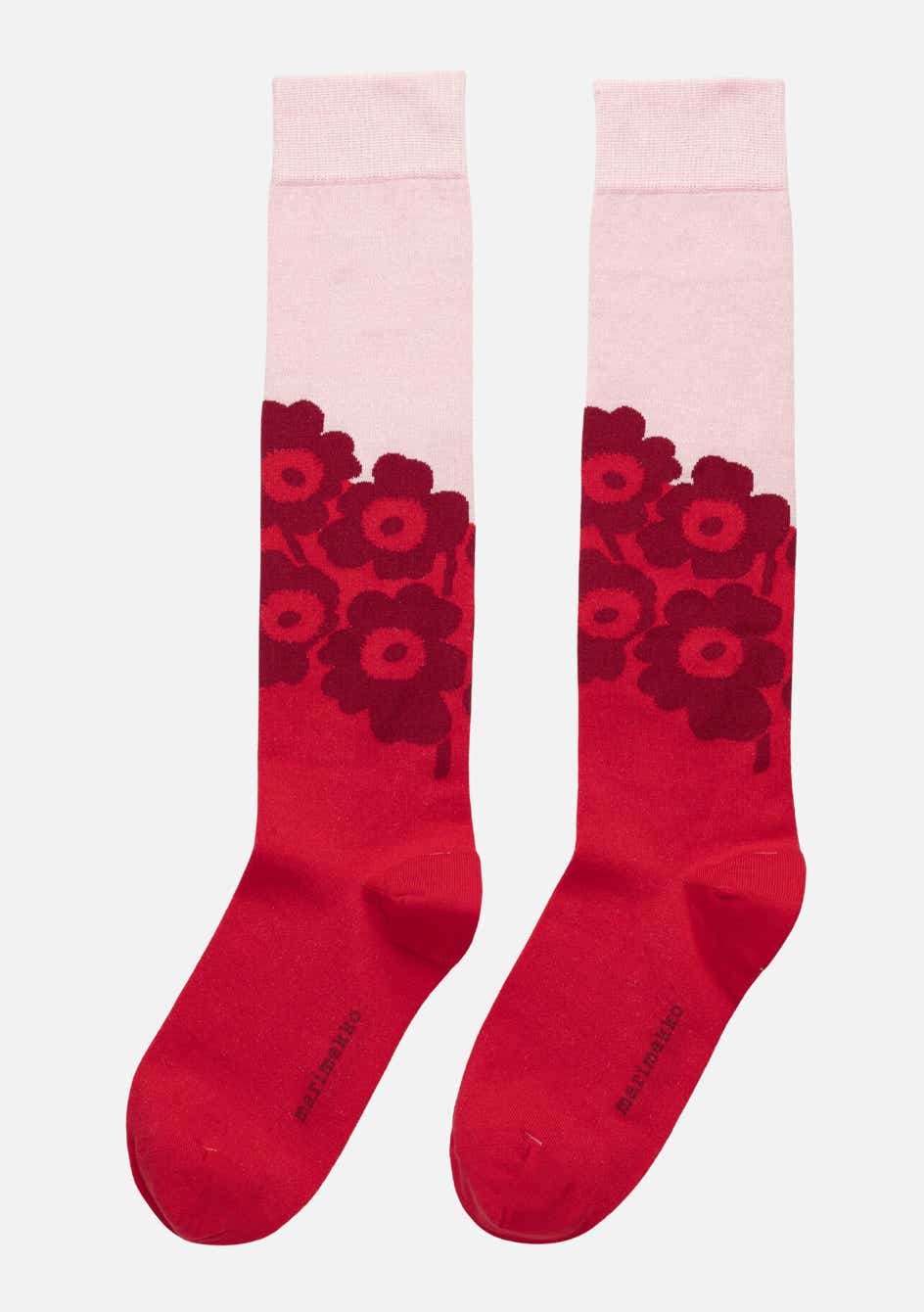 Tarkkus Unikko knee-high socks – cotton blend