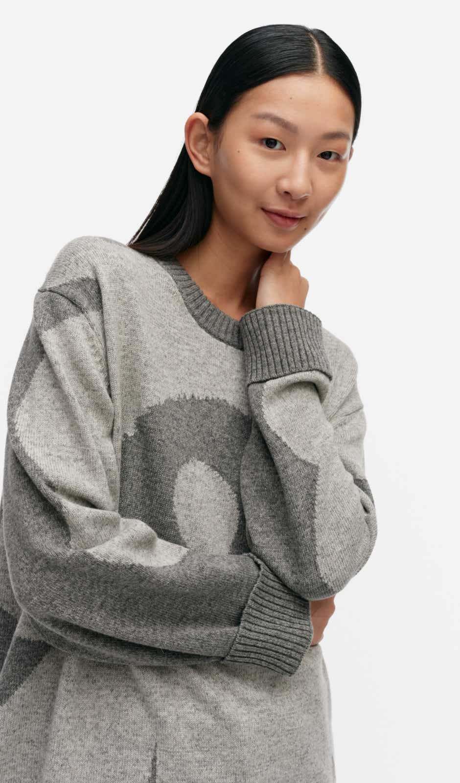 Neutra Unikko jumper – cotton and wool blend