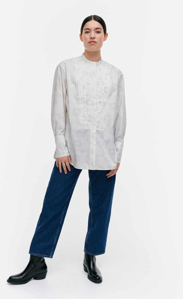 Heti Unikko shirt – organic cotton poplin