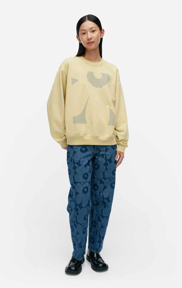 Leiot Unikko Placement sweatshirt – organic cotton French terry