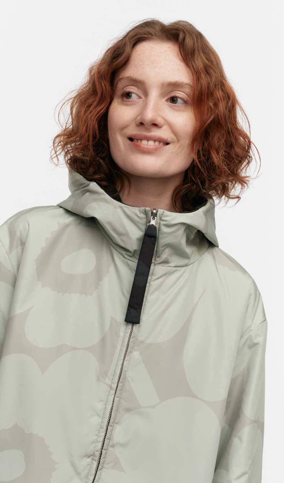 Vektori Unikko lightweight padded reversible coat – recycled polyester