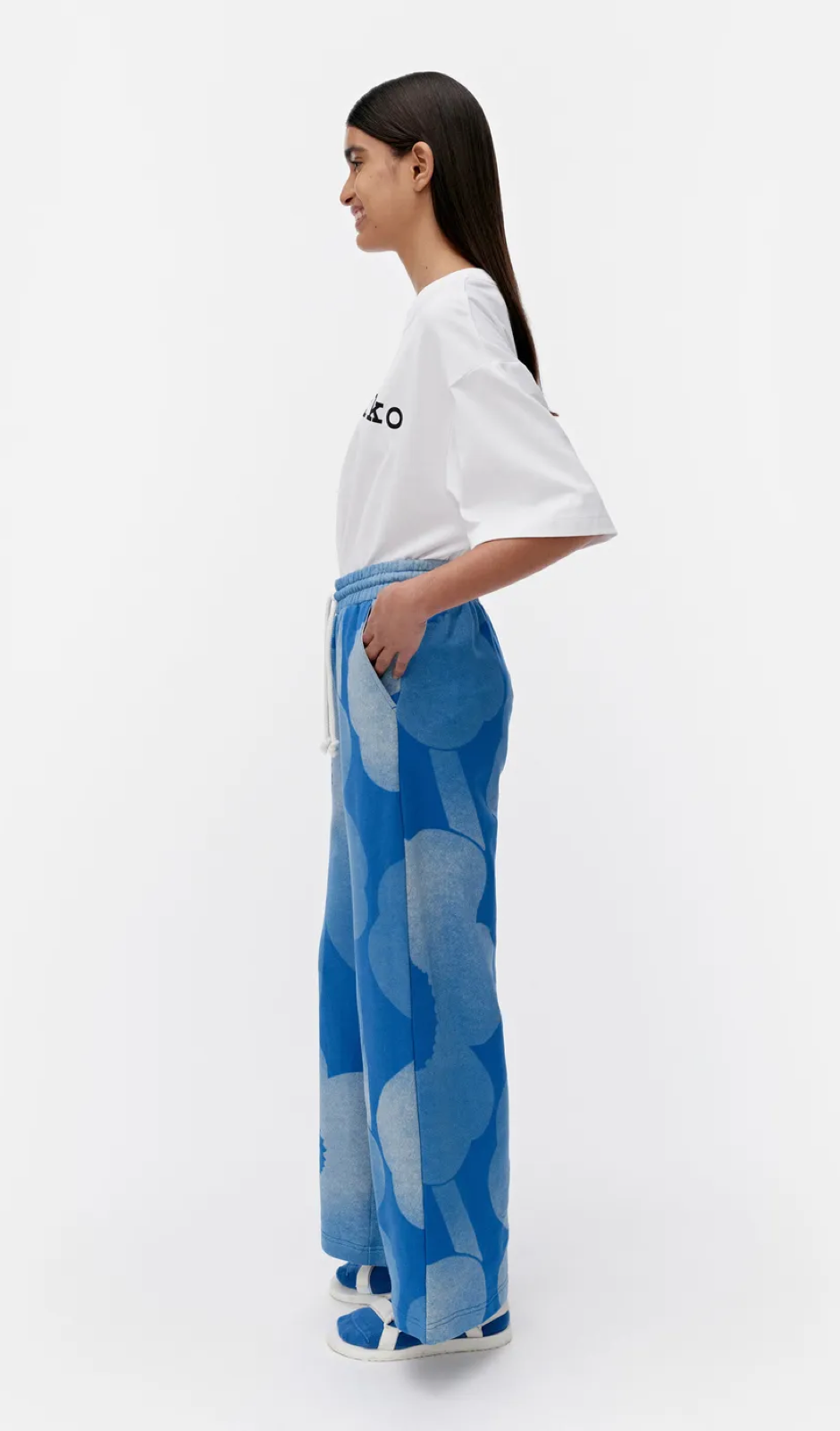 Marimekko Varret Unikko trousers - organic cotton - 550