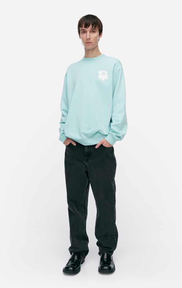 Loisto Unikko Placement sweatshirt – organic cotton French terry