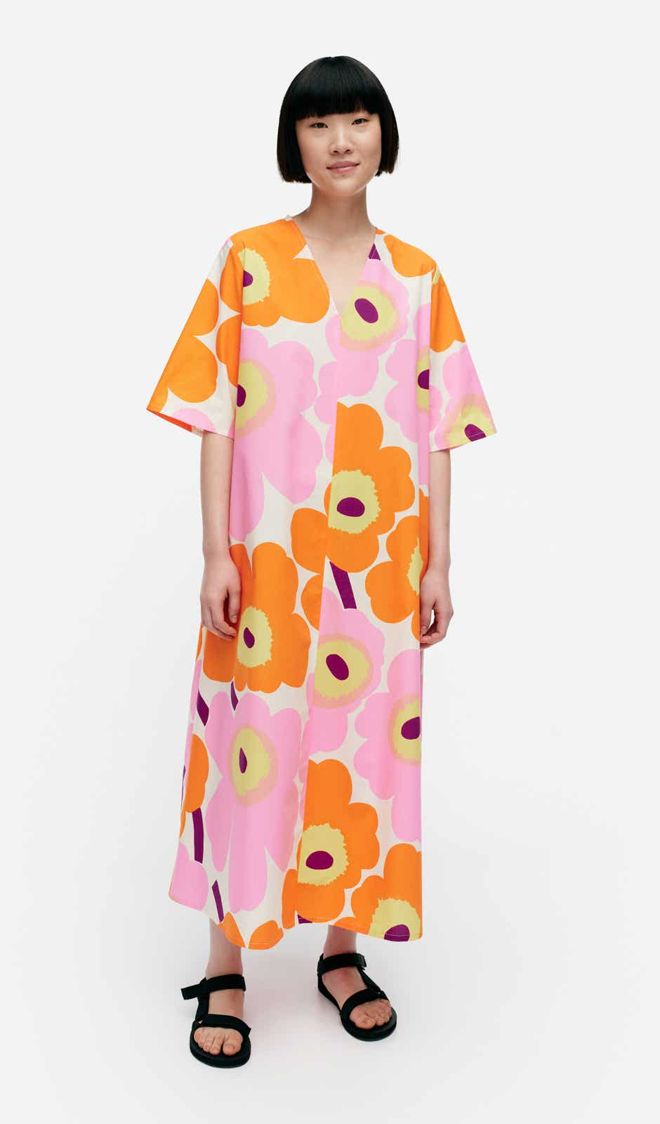  Kellotus Unikko dress – organic cotton poplin