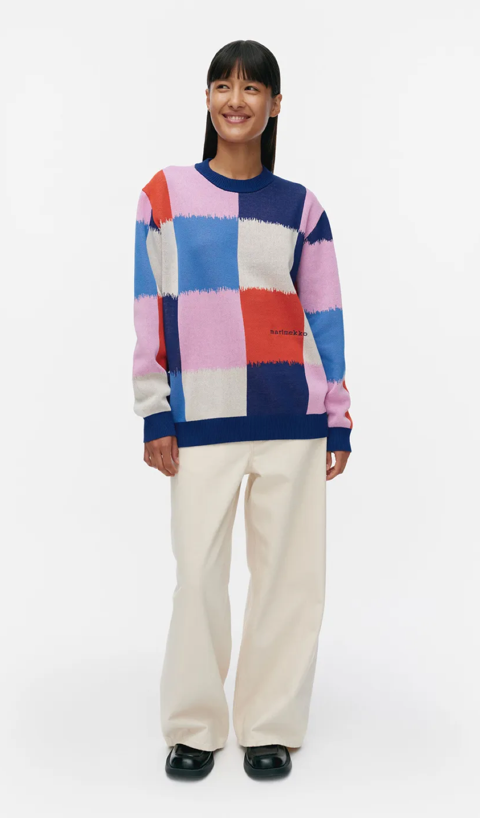 Marimekko Lasi Ostjakki knitted pullover – 531 - cotton blend