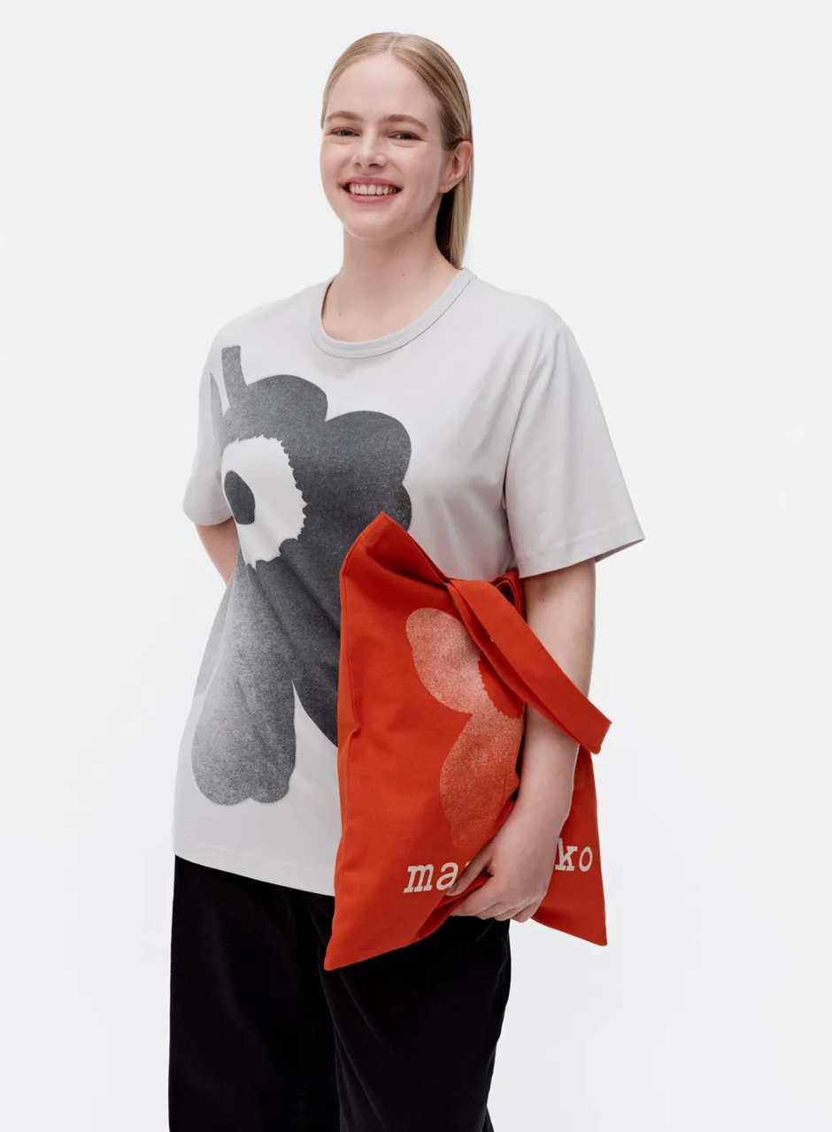 Marimekko Vankka Unikko Placement 380 bag – 43 x 41cm – cotton & linen