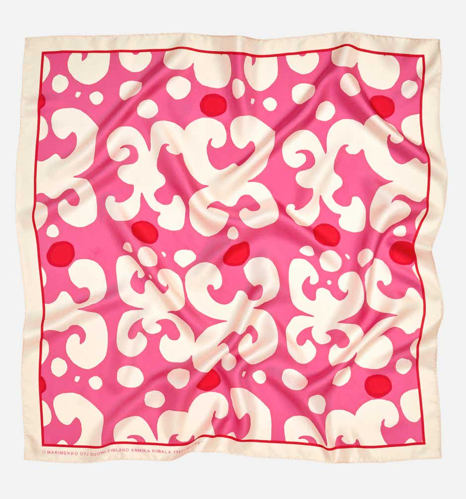 Fiore Unikko scarf – 180 x 70 cm – responsible wool