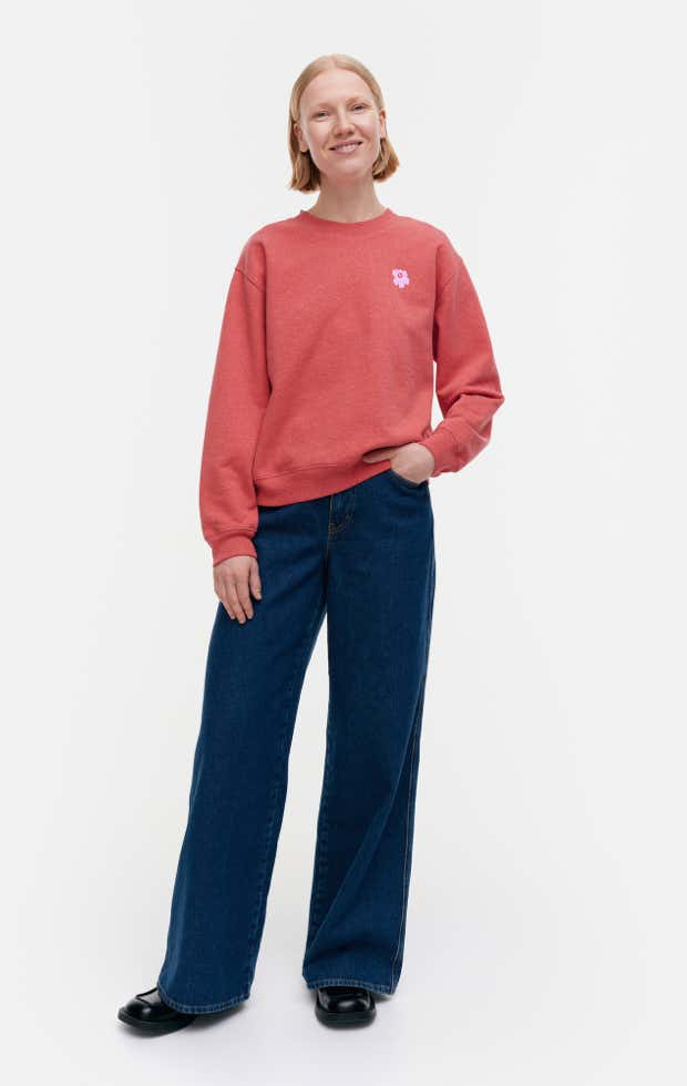 Leiot Unikko Placement sweatshirt – cotton French terry