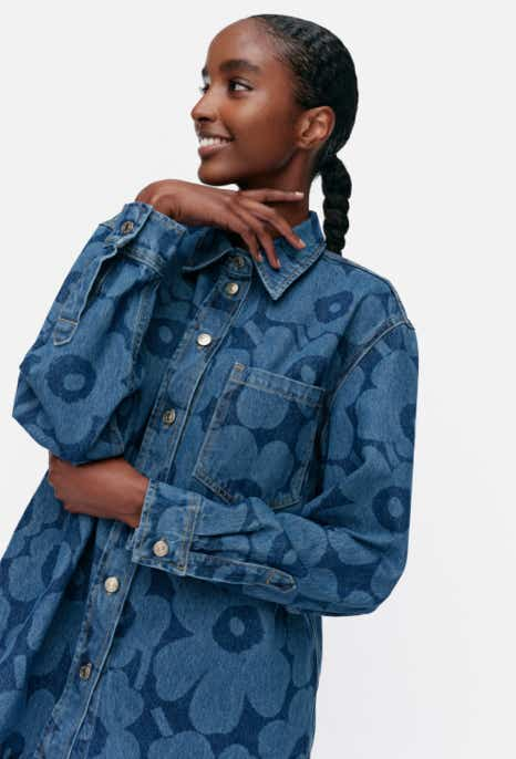 Maridenim Vaihe Unikko jean shirt – cotton