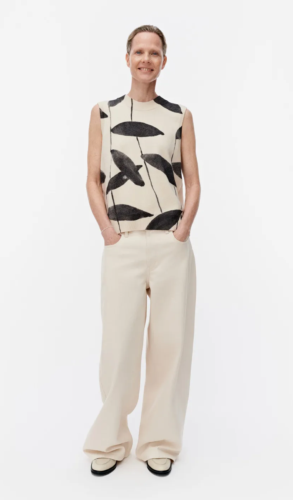 Marimekko Profiili Aita shirt - 191 - cotton & wool blend