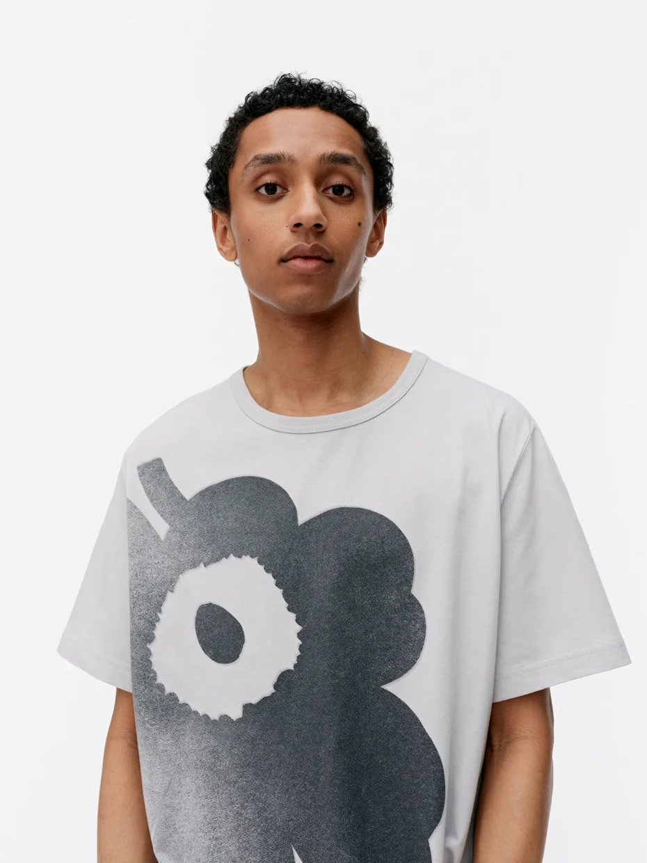 Marimekko Vihne Unikko Placement t-shirt – 099 - organic cotton jersey