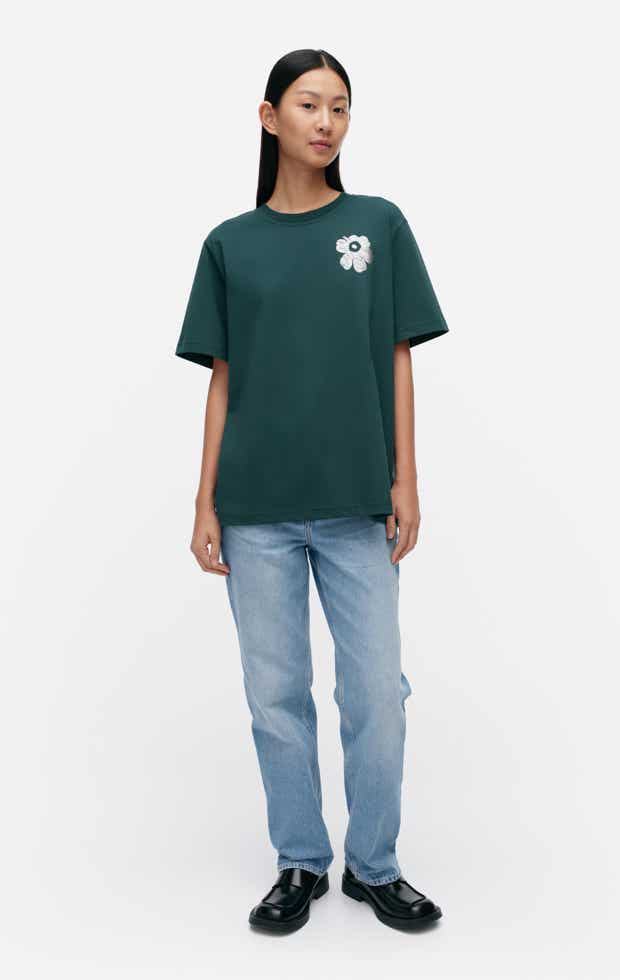 Embla Unikko Placement t-shirt – organic cotton jersey