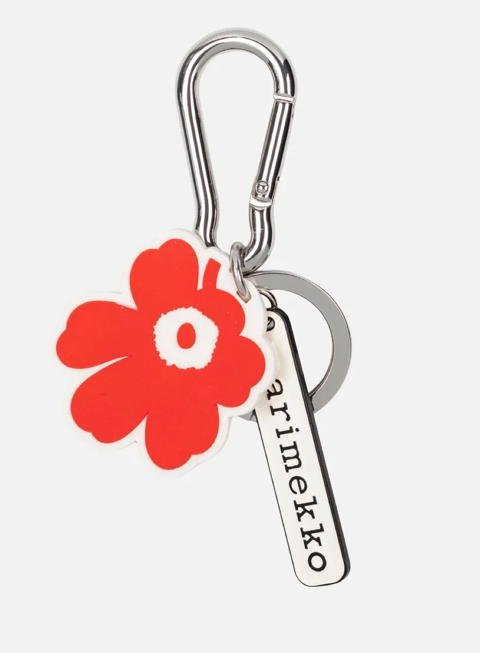 Marimekko - Aallokas Unikko key chain – 12cm - thermoplastic rubber