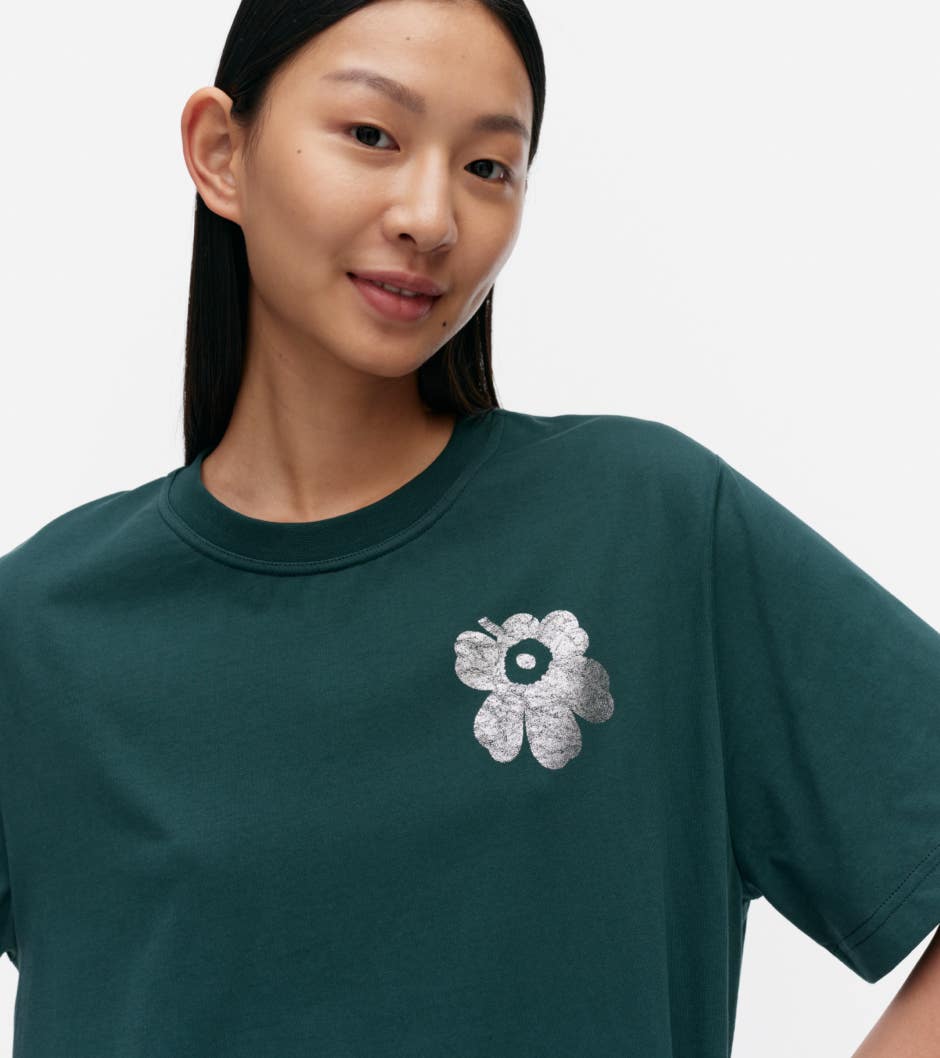 Embla Unikko Placement t-shirt – organic cotton jersey