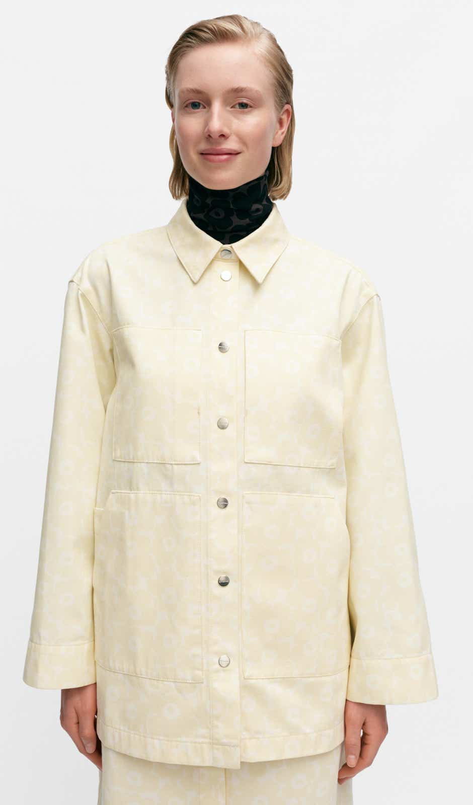 Paluu Unikko overshirt – organic cotton twill