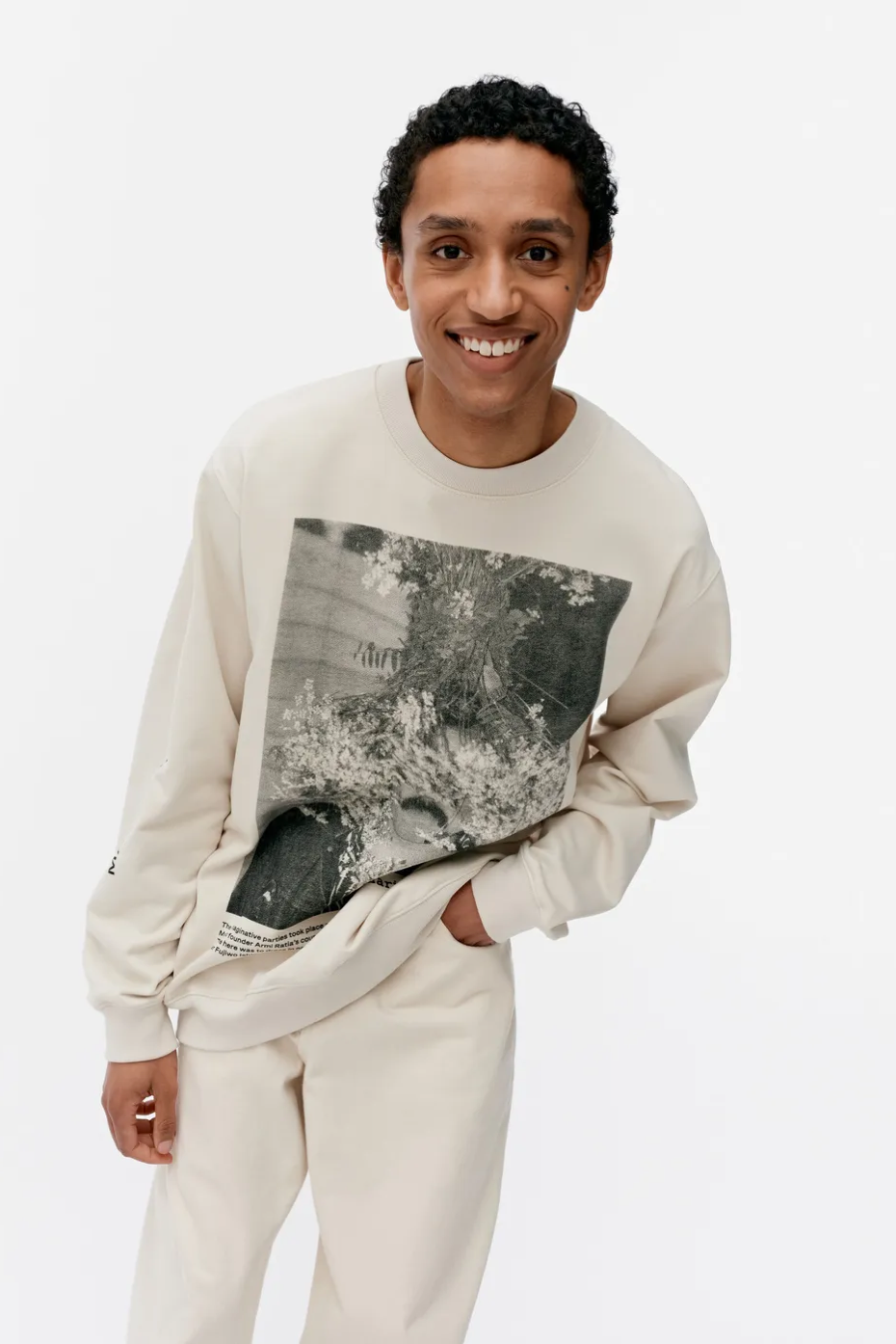 Marimekko Loisto Ketunleipä Placement sweatshirt – 119 - organic cotton French terry