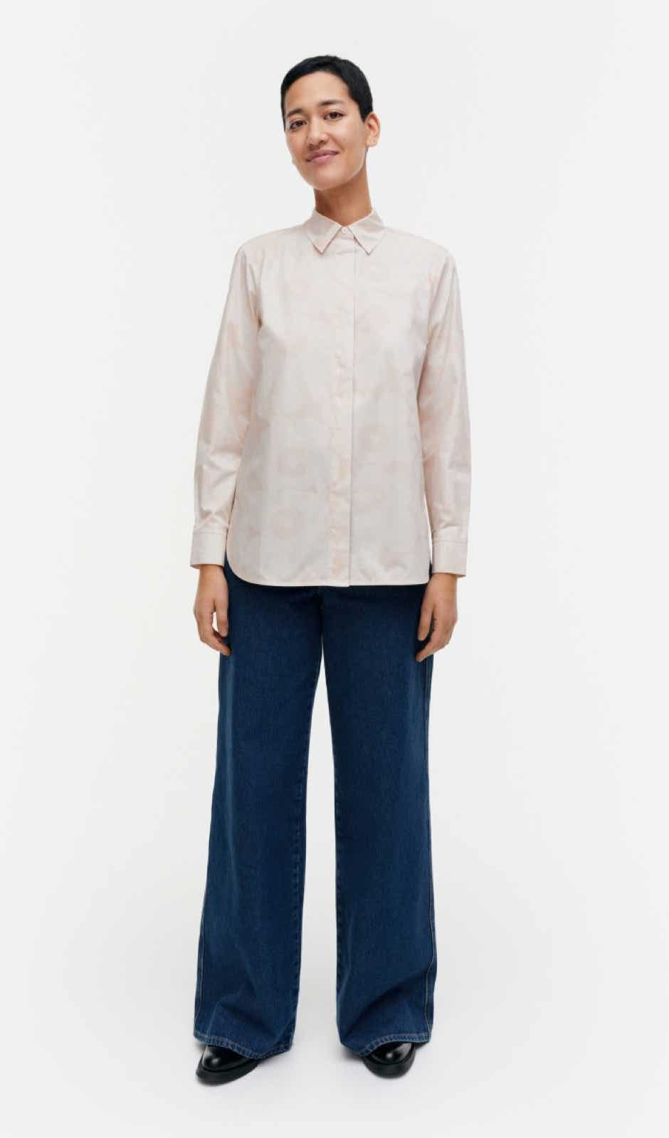 Tilla Unikko shirt – organic cotton poplin