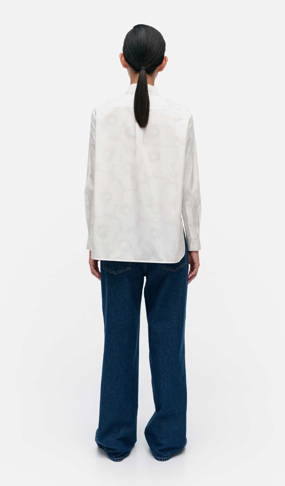 Tilla Unikko shirt – organic cotton poplin
